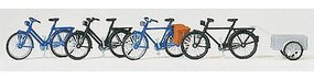 Preiser Bicycles with Trailer Kit Model Railroad Building Accessory HO Scale #17161