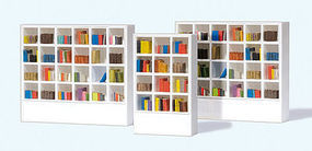 Preiser Books on Bookshelves HO Scale Model Railroad Accessory #17243 Preiser Books on Bookshelves HO Scale Model Railroad Accessory #17243
