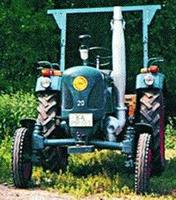 Farm Machinery Tractor Lanz HO Scale Model Railroad Vehicle #17921