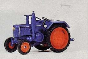 Tractor Lanz D2416 with Sickle Bar Mower (Blue) HO Scale Model Railroad Vehicle #17925
