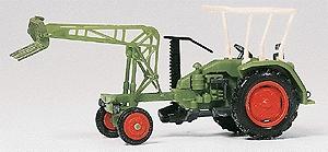 Preiser Tractor Tool Carrier with Fork Lift HO Scale Model Railroad Vehicle #17928