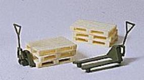 Preiser Military Pallet Jacks and Pallets Model Railroad Building Accessory HO Scale #18353 Preiser Military Pallet Jacks and Pallets Model Railroad Building Accessory HO Scale #18353