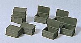 Preiser Military Steel Storage Chests Model Railroad Building Accessory HO Scale #18361 Preiser Military Steel Storage Chests Model Railroad Building Accessory HO Scale #18361