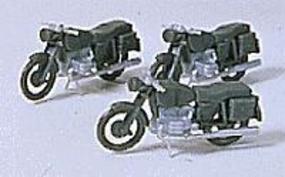 Military Motorcycle HO Scale Model Railroad Vehicle #18362