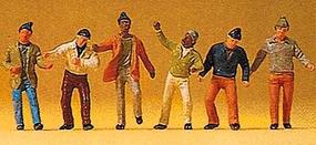 Preiser Circus Roustabouts Raising Tents #1