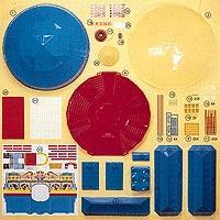 Preiser Circus Tent Set Model Railroad Building Accessory HO Scale #21045 Preiser Circus Tent Set Model Railroad Building Accessory HO Scale #21045