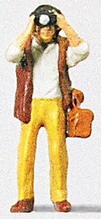 Preiser Photographer Model Railroad Figure HO Scale #28021