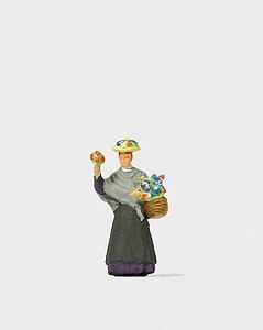 Preiser Flower Seller Model Railroad Figure HO Scale #28106