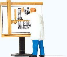 Preiser Draftsman at the Drawing Board