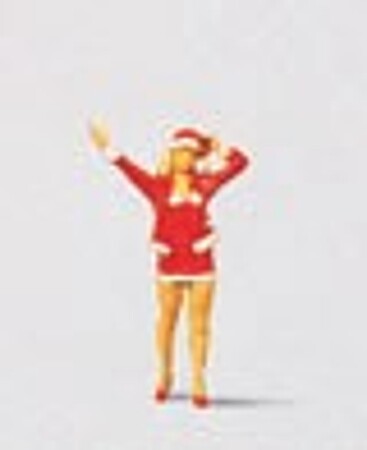 Preiser Santas Helper #1 Model Railroad Figure HO Scale #29026