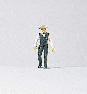 Preiser Sheriff Model Railroad Figure HO Scale #29051
