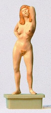 Preiser Female Nude Model Model Railroad Figure HO Scale #29059