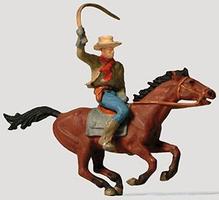 Preiser Cowboy on Horse Model Railroad Figure HO Scale #29065 Preiser Cowboy on Horse Model Railroad Figure HO Scale #29065