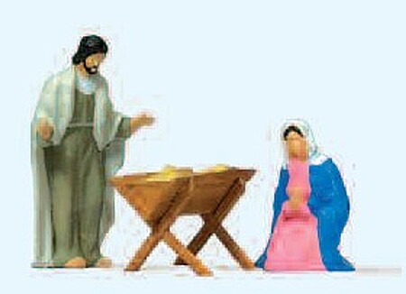 Preiser The Holy Family Model Railroad Figure HO Scale #29091