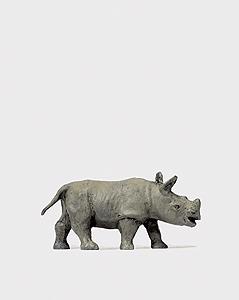 Preiser Baby African Rhinoceros Model Railroad Figure HO Scale #29523