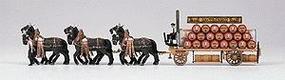 Preiser Beer Wagon with Horses Spatenbrau HO Scale Model Railroad Vehicle #30438 Preiser Beer Wagon with Horses Spatenbrau HO Scale Model Railroad Vehicle #30438