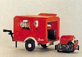 Ziegler Firefighting Trailer HO Scale Model Railroad Vehicle #31112