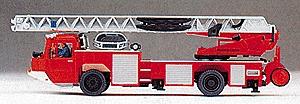 Preiser Magirus DLK23 Ladder Truck HO Scale Model Railroad Vehicle #31134