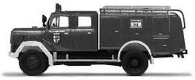 Magirus 150D 10FA Pumper HO Scale Model Railroad Vehicle #31218