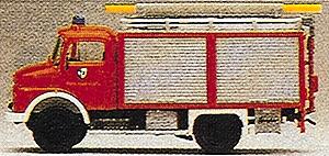 Preiser Mercedes RW1 Rescue Unit HO Scale Model Railroad Vehicle #31252