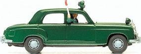Mercedes Benz 200S Police Car with Policemen HO Scale Model Railroad Vehicle #33253
