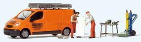 Preiser Opel Vivaro Cargo Van & Accessories HO Scale Model Railroad Vehicle #33259 Preiser Opel Vivaro Cargo Van & Accessories HO Scale Model Railroad Vehicle #33259