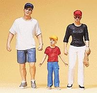 Preiser Young Family Model Railroad Figures G Scale #45106