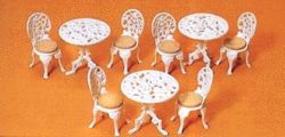 Preiser Table & Chairs Model Railroad Building Accessory G Scale #45209 Preiser Table & Chairs Model Railroad Building Accessory G Scale #45209