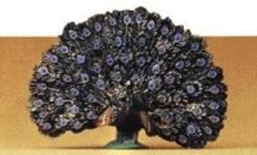 Preiser Peacock Displaying Tail Feathers Model Railroad Figure 1/25 Scale #47088 Preiser Peacock Displaying Tail Feathers Model Railroad Figure 1/25 Scale #47088