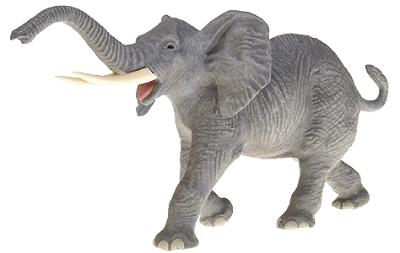 Preiser African Elephant Trumpeting & Walking Model Railroad Figure 1/25 Scale #47500