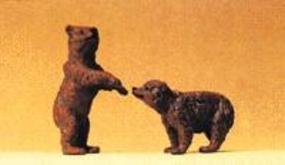Preiser Brown Bear Cubs Model Railroad Figures 1/25 Scale #47518 Preiser Brown Bear Cubs Model Railroad Figures 1/25 Scale #47518
