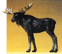 Preiser #47535 Charging Buffalo Bull w/Head Down 1/25th Scale 