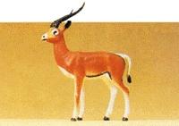 Preiser Standing Gazelle Model Railroad Figure 1/25 Scale #47539