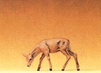 Preiser Small Roe Deer, Feeding Doe with Head Down Model Railroad Figure 1/25 Scale #47705