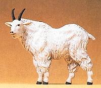 Preiser Snow Goat Standing with Head Raised Model Railroad Figure 1/25 Scale #47713