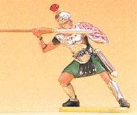 Preiser Roman Soldier with Spear Model Railroad Figure 1/25 Scale #50211