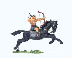 Preiser Elastolin Hun Warrior Drawing Crossbow Model Railroad Figure 1/25 Scale #50478 Preiser Elastolin Hun Warrior Drawing Crossbow Model Railroad Figure 1/25 Scale #50478