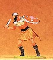 Preiser Norman Soldier Defending with Drawn Sword & Shield Model Railroad Figure 1/25 Scale #50932 Preiser Norman Soldier Defending with Drawn Sword & Shield Model Railroad Figure 1/25 Scale #50932