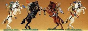Preiser Norman Soldier On rearing Horse with Battle Club Model Railroad Figure 1/25 Scale #51045 Preiser Norman Soldier On rearing Horse with Battle Club Model Railroad Figure 1/25 Scale #51045