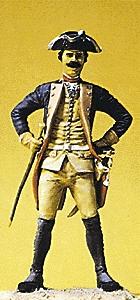 Preiser Prussian Army Noncommissioned Officer of Musketeers Model Railroad Figure 1/24 Scale #54116