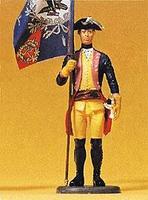 Preiser Prussian Army Flagbearer Model Railroad Figure 1/24 Scale #54117 Preiser Prussian Army Flagbearer Model Railroad Figure 1/24 Scale #54117