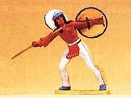 Preiser Native American Throwing Spear Model Railroad Figure 1/25 Scale #54609 Preiser Native American Throwing Spear Model Railroad Figure 1/25 Scale #54609