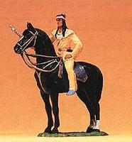 Preiser Winnetou Mounted with Rifle Model Railroad Figure 1/25 Scale #54964 Preiser Winnetou Mounted with Rifle Model Railroad Figure 1/25 Scale #54964