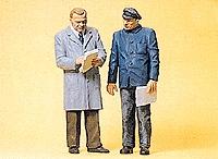 Preiser Foremen Standing Model Railroad Figures G Scale #57115