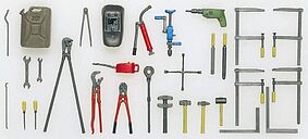 Preiser Hand Tools Kit Model Railroad Building Accessory G Scale #57301 Preiser Hand Tools Kit Model Railroad Building Accessory G Scale #57301