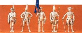 Preiser Prussian Officers, Flag Bearer, and Soldier Model Railroad Figures 1/24 Scale #57808 Preiser Prussian Officers, Flag Bearer, and Soldier Model Railroad Figures 1/24 Scale #57808