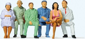 Preiser Seated Passengers 1/32 Scale Model Railroad Figure #63200 Preiser Seated Passengers 1/32 Scale Model Railroad Figure #63200