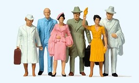 Preiser Passengers 1/32 Scale Model Railroad Figure #63202 Preiser Passengers 1/32 Scale Model Railroad Figure #63202