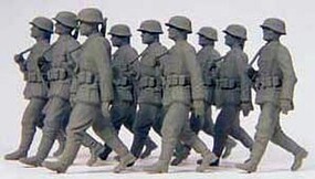 Preiser German Army WWII Grenadiers Marching in Step Model Railroad Figures 1/35 Scale #64009 Preiser German Army WWII Grenadiers Marching in Step Model Railroad Figures 1/35 Scale #64009