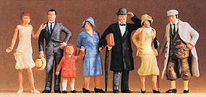 Preiser 1925 Standing Passers-By Model Railroad Figures O Scale #65300